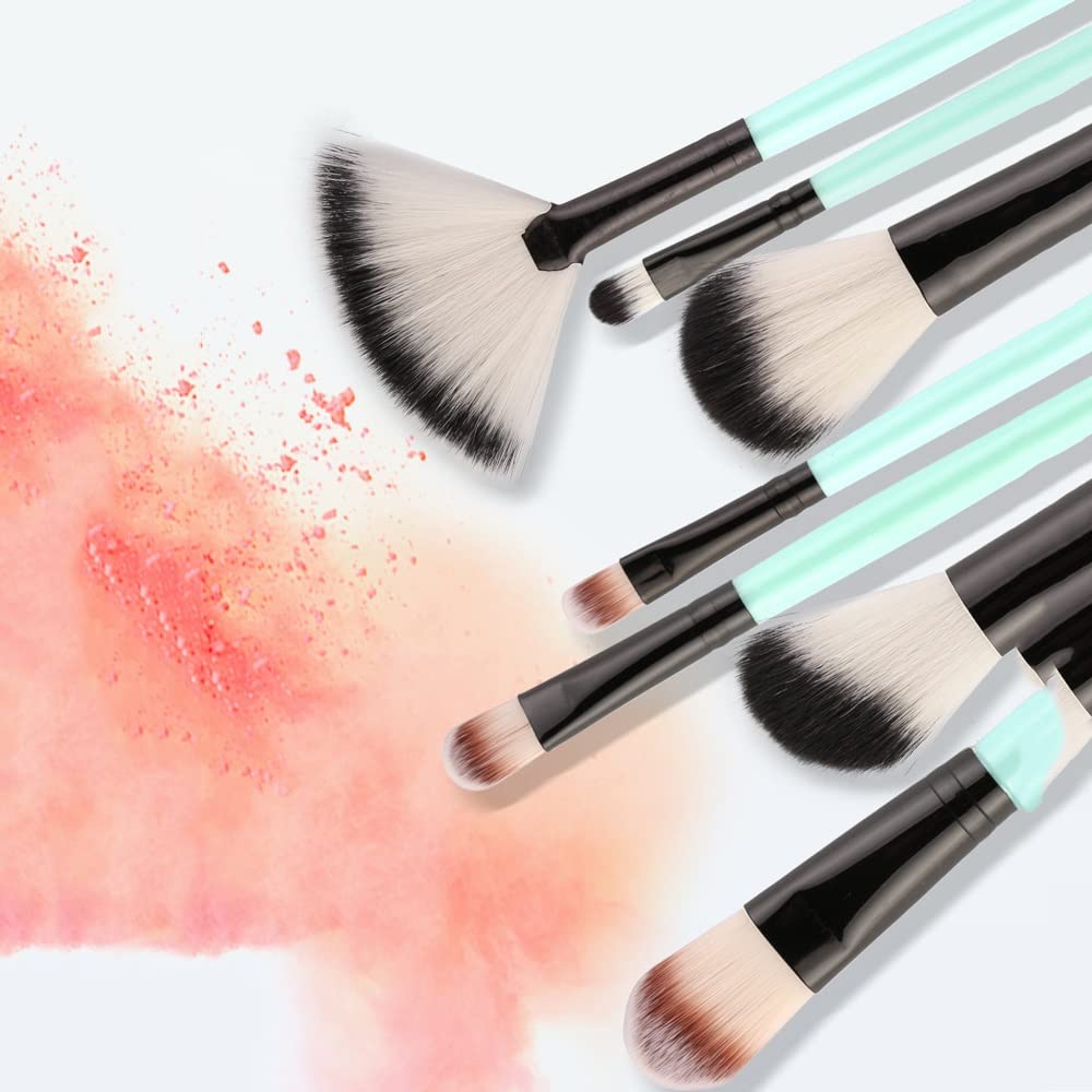 18 Makeup Pinsel Set Beauty Kit Blush Fan Lidschatten Pinsel Lippenpinsel Make-up Pinsel
