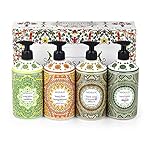 Mosaic Liquid Hand Soap / Wash Gift Set, Ideal Bathroom Kitchen Hand Soap Set , Olive Oil + Coconut & Hibiscus + Gardenia + Orange Blossom, 4 x 24.6 fl oz Each Liquid Soap Bottle - Image 3