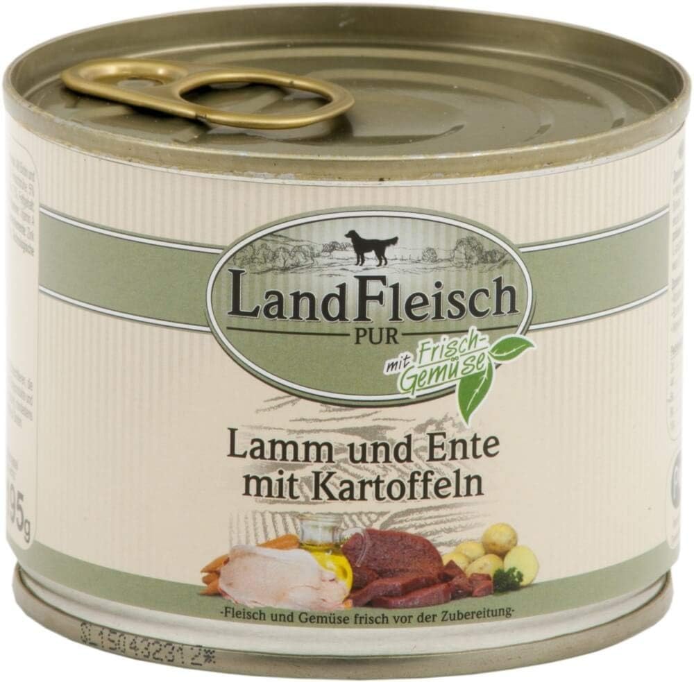 Landfleisch Dog Pur Lamm & Ente & Kartoffeln 195 g (Menge: 12 je Bestelleinheit)