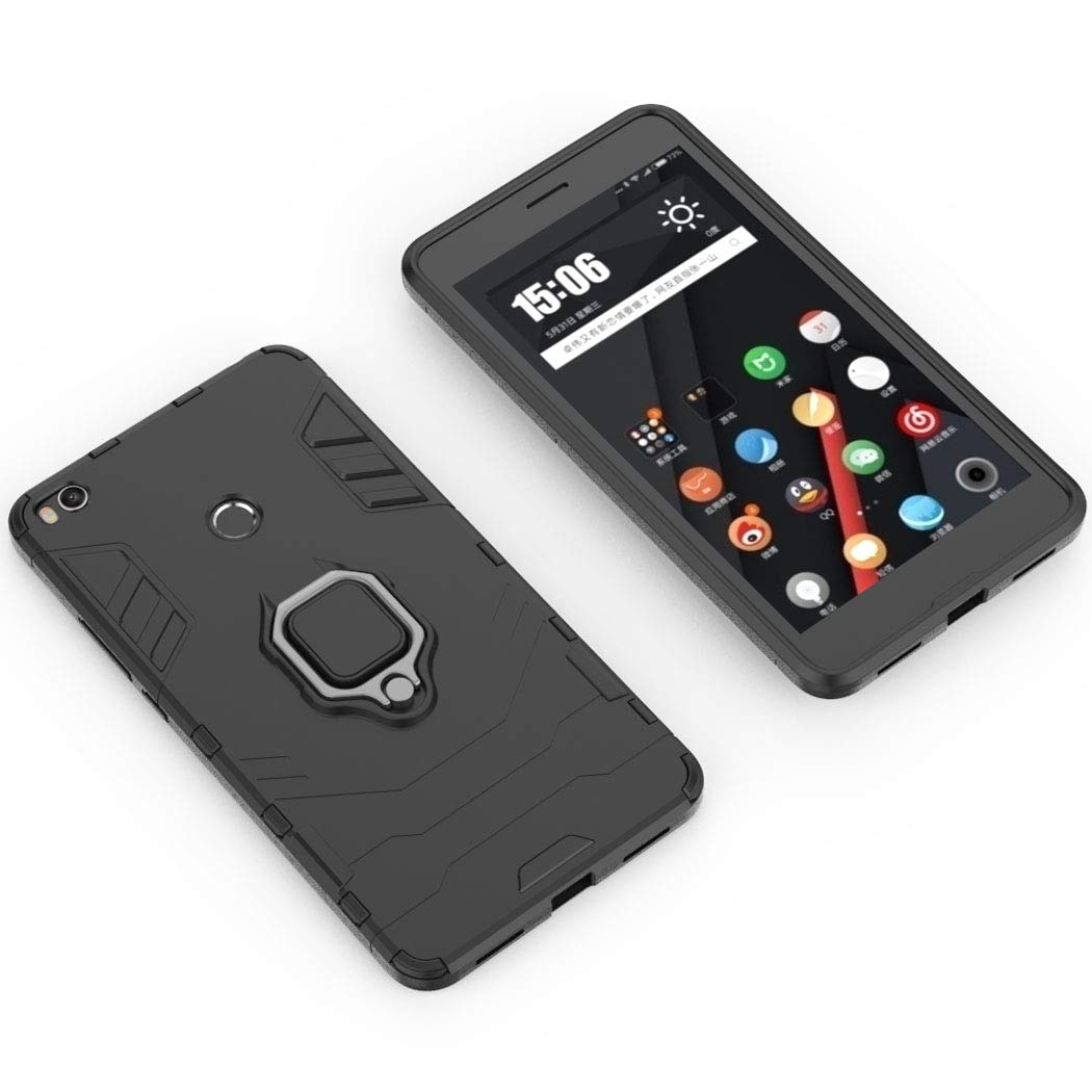 Custodia J&H Per Xiaomi Mi A2 Con Anello Portadita E Supporto Girevole A 360°