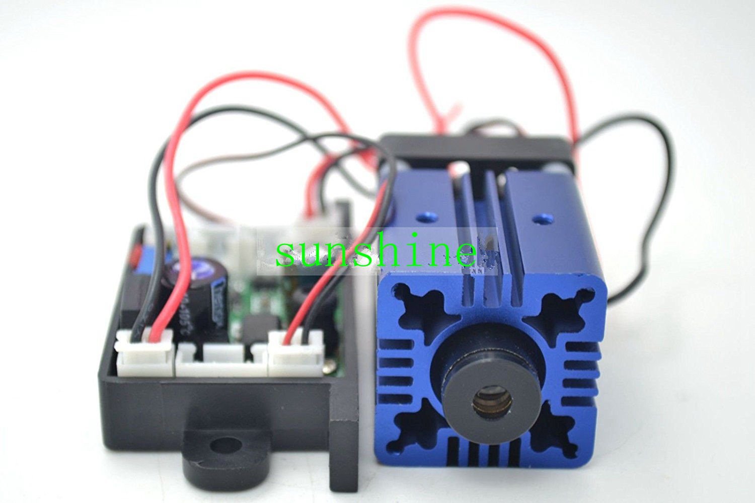 Blue Diodes Adjusted 445nm 447nm 450nm M W G-L50 12V Laser Dot Module w/TTL & Fan