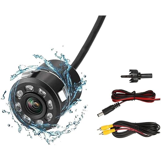 Audio Wheels 8 LED Night Vision Backup Camera