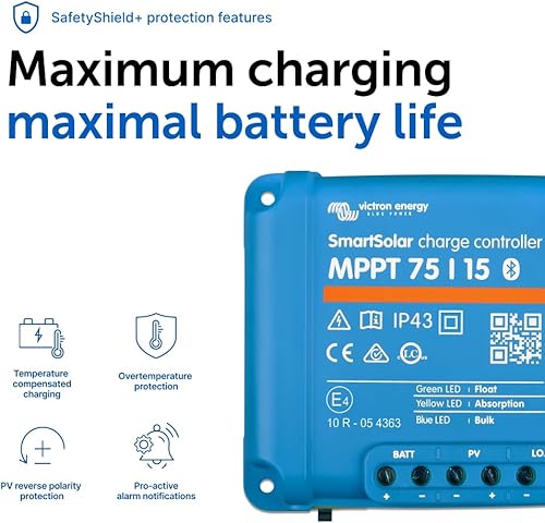 Miniatura 7 de Victron Energy SmartSolar MPPT - Controlador de carga solar