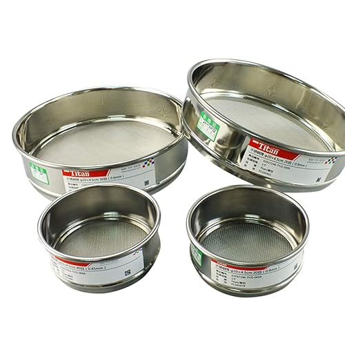 Miniatura 37 de Cedazo de φ3.93×1.77 pulgadas de acero inoxidable 304, de muestra económica, de acero inoxidable 304 de tela de alambre