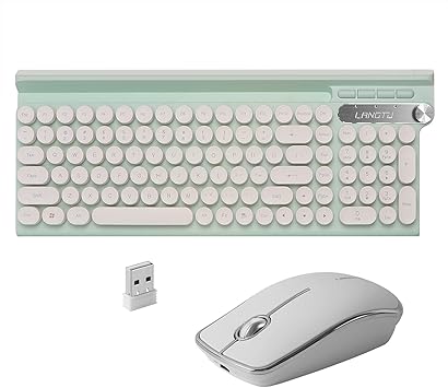 Amazon Co Jp Sheyi Lt500ワイヤレスキーボードマウスセット 充電式 静音 102キー 大型キーボード テンキー付き Usbレシーバー共用 英語配列 タイプライター風 かわいい 丸いキー スタンド機能付き オフィスps4 Pcノートパソコン Windows Mac Imacに対応 グリーン Amazon Co Jp Sheyi Lt500ワイヤレスキーボードマウスセット 充電式 静音 102キー 大型キーボード テンキー付き Usbレシーバー共用 英語配列 タイプライター風 かわいい 丸いキー スタンド機能付き オフィスps4 Pcノートパソコン Windows Mac Imacに対応 グリーン