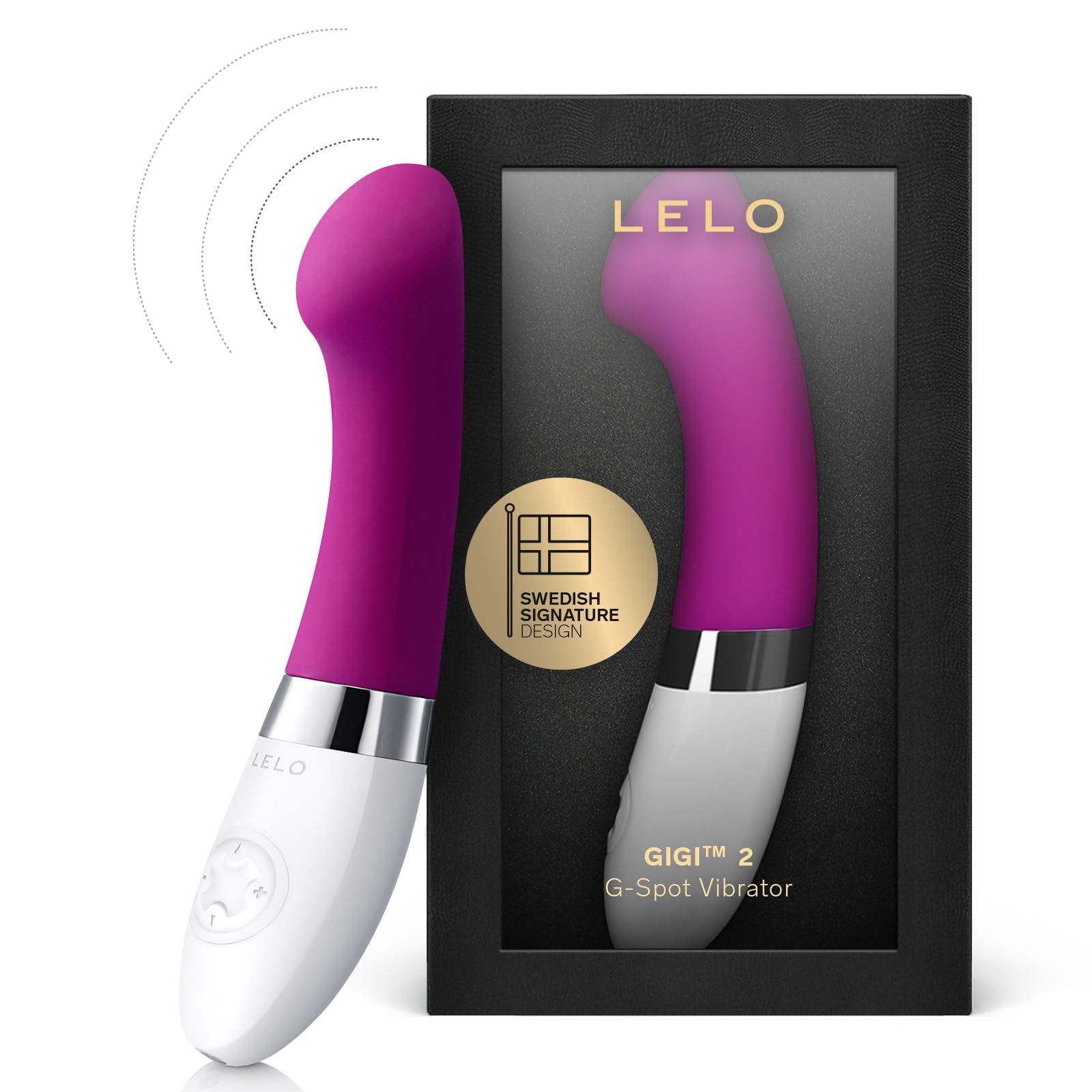 LELO GIGI 2 Persönlicher Massager für Frauen, besondere Vibration für Frauen, Leistungsstarker und leiser Vibrator Dildo für Spaß und Vergnügen, Dildo, Deep Rose