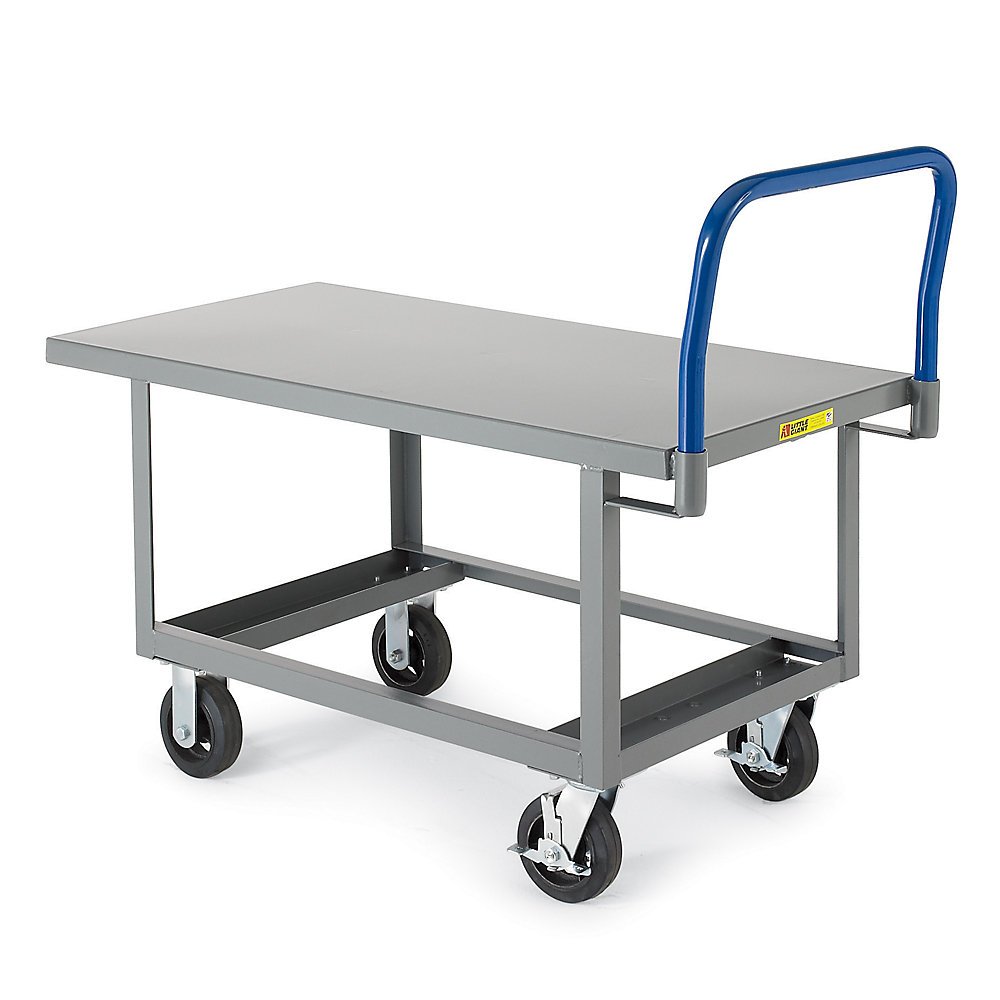 Little Giant WorkHeight Trucks With Brakes 48"Lx24"W FixedHeight