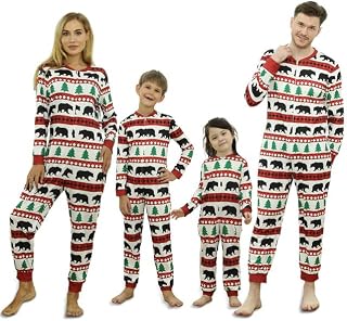 Christmas Matching Family Pyjamas-Christmas Pajamas for Kids Women Men Baby,Onesie with Zipper Family Christmas Pyjamas Set,Matching Christmas Pjs for Family,Xmas Pyjama,Nightwear,Sleepwear,Loungewear