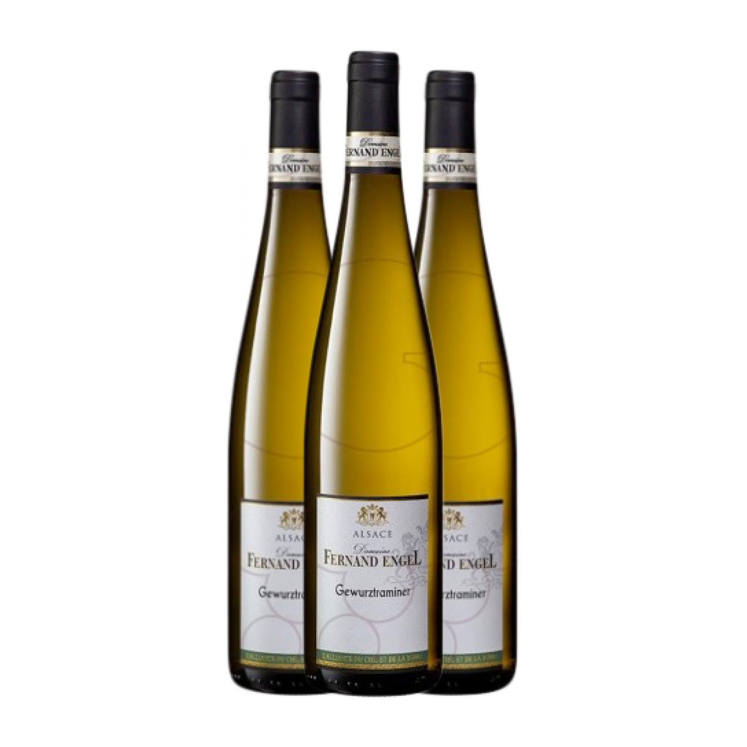 Fernand Engel Gewürztraminer Alsace Reserva 75 cl Vino blanco (Caja de 3 Botellas de 75 cl)