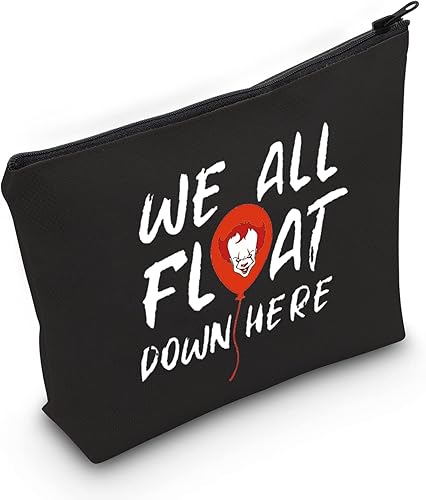 Vista 2 de ZJXHPO Regalo para fanáticos de las películas de TI We All Float Down Here, bolsa de maquillaje de películas de terror, regalo espeluznante