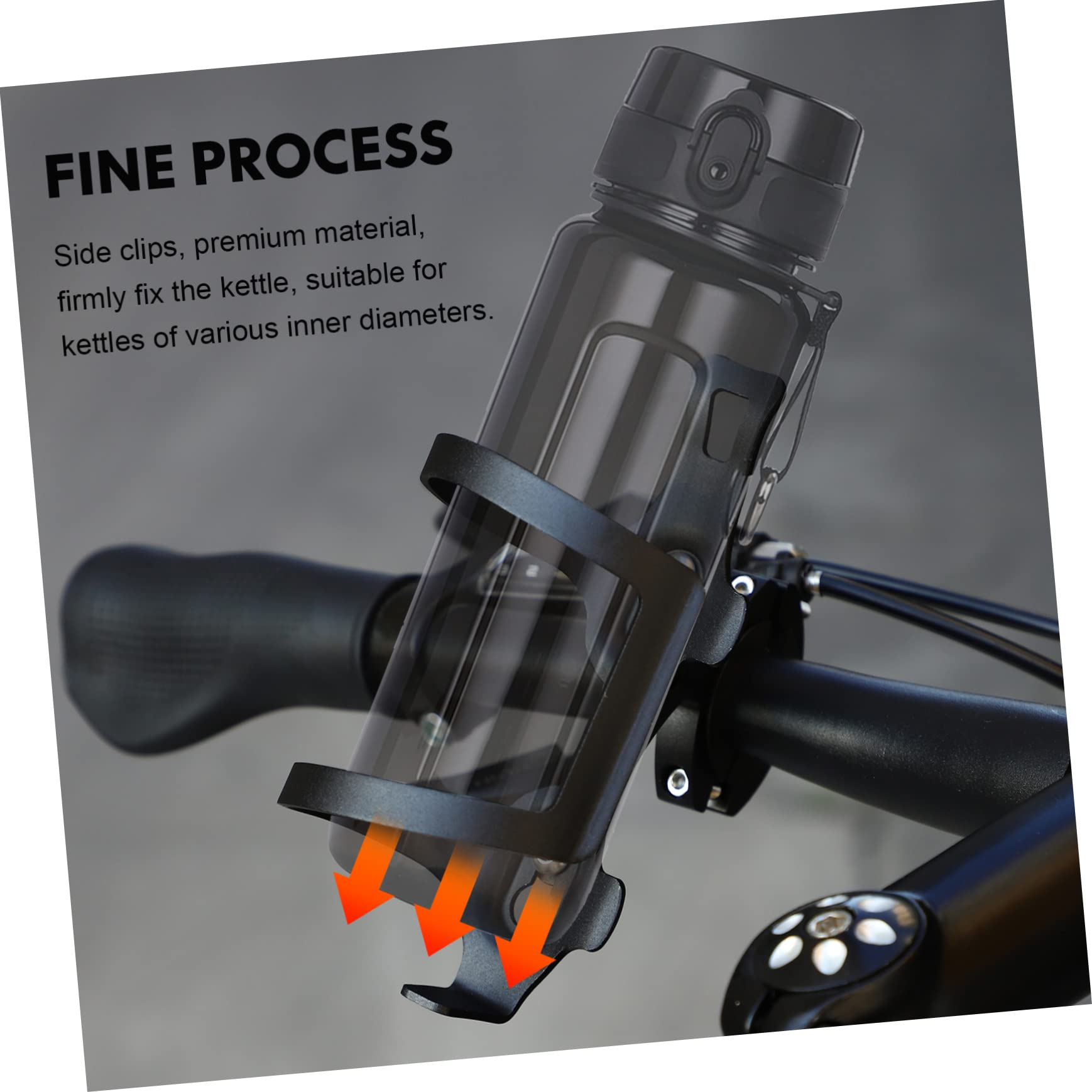 BESPORTBLE 3juegos Soporte De Botella De Agua para Bicicleta Portabotellas y Desmontable Accesorio Resistente para Bicicletas De y Plegables Instalación y Estable