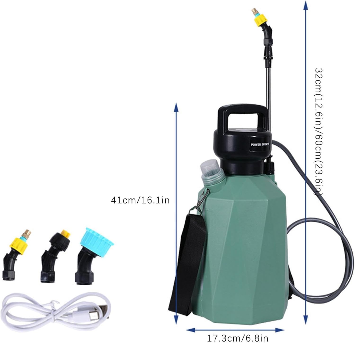 Rain Gauge, Rain Gauge Outdoor, Proof Rain Gauge Outdoor Rated, Accurate Proof Thickened Rain Gauges Outdoors Rated, Numbers and Height Rain Measuring Tool (B)