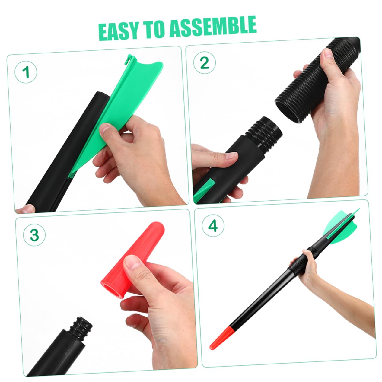 BESPORTBLE Jabalinas Infantiles de Plástico ABS, 2 Piezas, Entrenamiento Sensorial para Niños