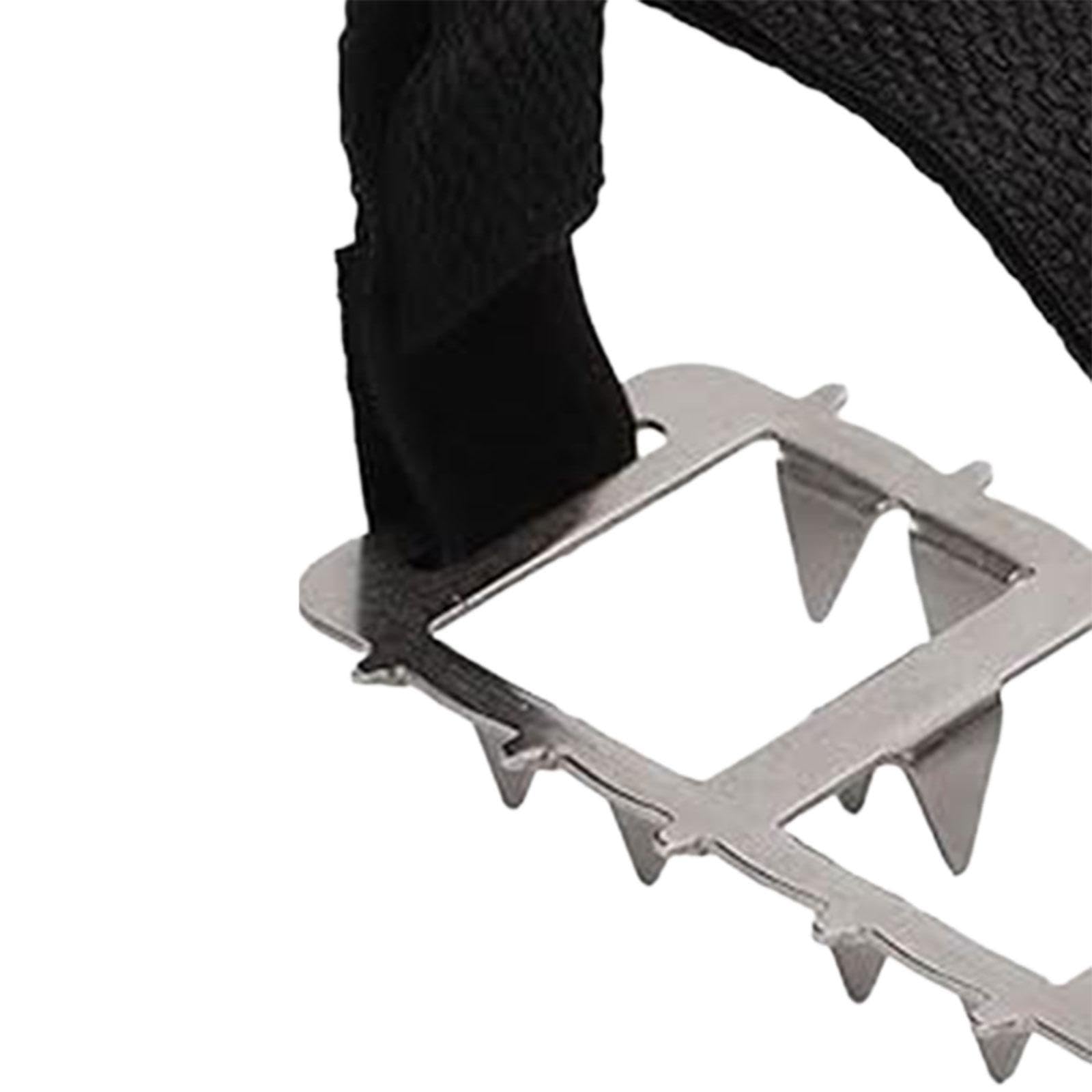 5 Paquetes Crampones Antideslizantes para Zapatos Crampones de Hielo para Nieve Y Hielo Cleats de Tracción Universal Púas Metálicas Resistentes Ajusta