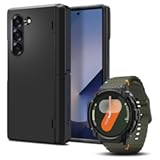 Spigen Tough Armor Pro Designed for Galaxy Z Fold 6 Case &lpar;2024&rpar; and Rugged Armor Designed for Galaxy Watch 7 44mm &lpar;2024&rpar; - Black