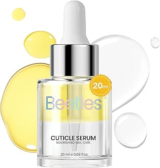 Beetles 20ml Cuticle Oil Nail Oil Care for Nail, Hydrating Oil For Repaired Cuticles, Remedy For Damaged Skin & Thin Nails Vitamin E, Rice Bran & Sweet Almond Oils Softener Nail Repair Gift for Her