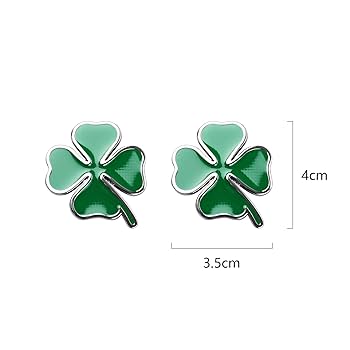 Amazon.co.jp: アルファロメオ3D四つ葉のクローバーメタル