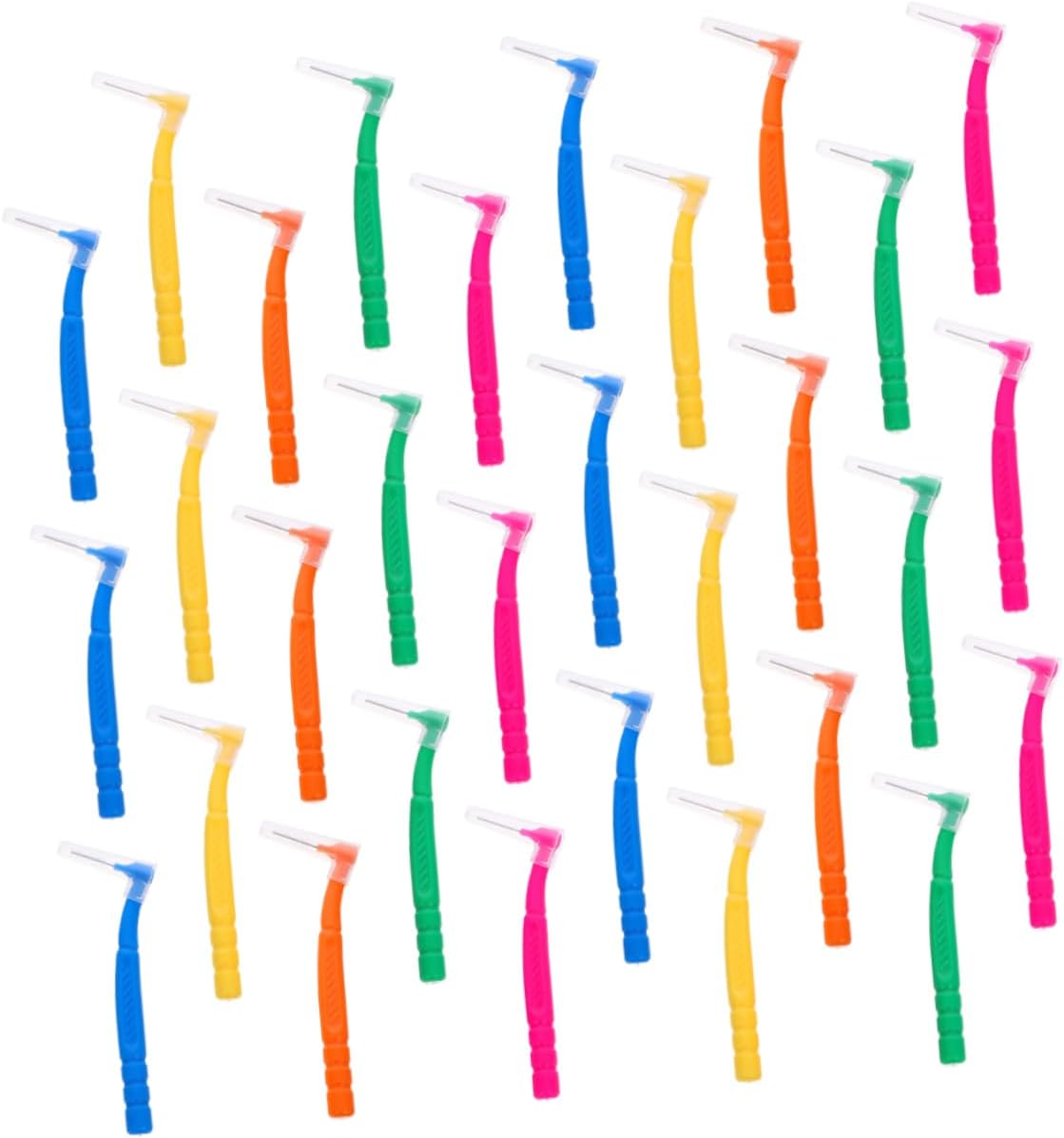 150pcs Interdental Toothbrush for Cleaning Ergonomic Manual Brush for Shaped Design for Home and Travel Use