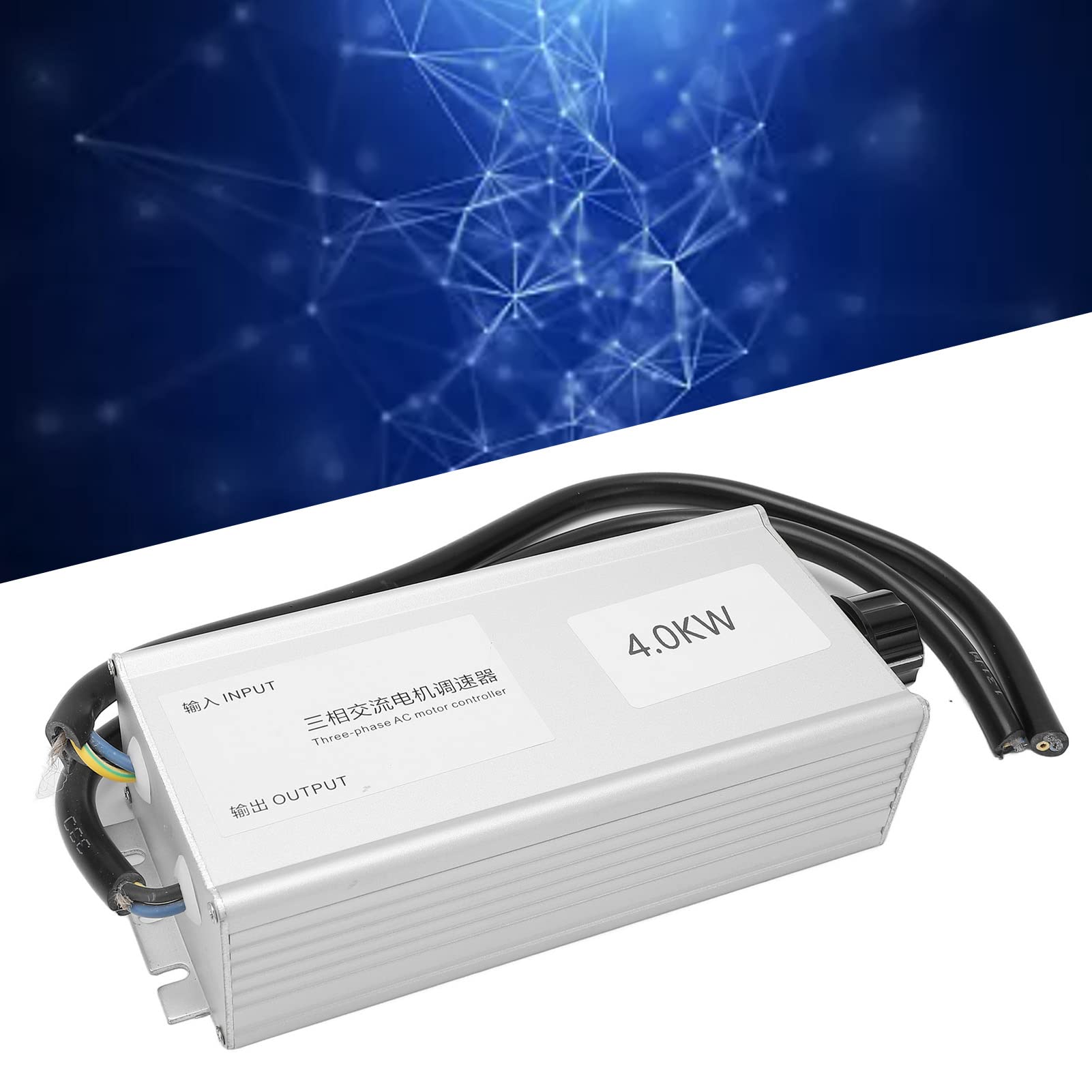 Stop aluminium 380 V 4KW AC 3 Faza Wysoka moc STEPLESS Control, kontroler silnika dla trzech fazowych wentylatorów