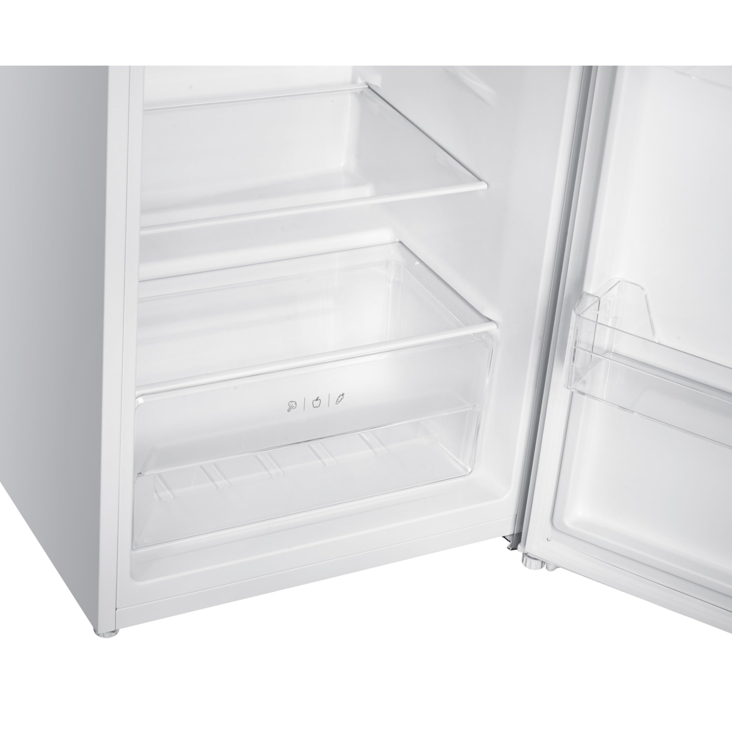 Amica Vollraum‑Kühlschrank 143 x 54,5 x 55,5 cm 242 l Türanschlag wechselbar automatische Abtauung LED‑Innenbeleuchtung AVK 3540 W – kühlschrank ohne gefrierfach