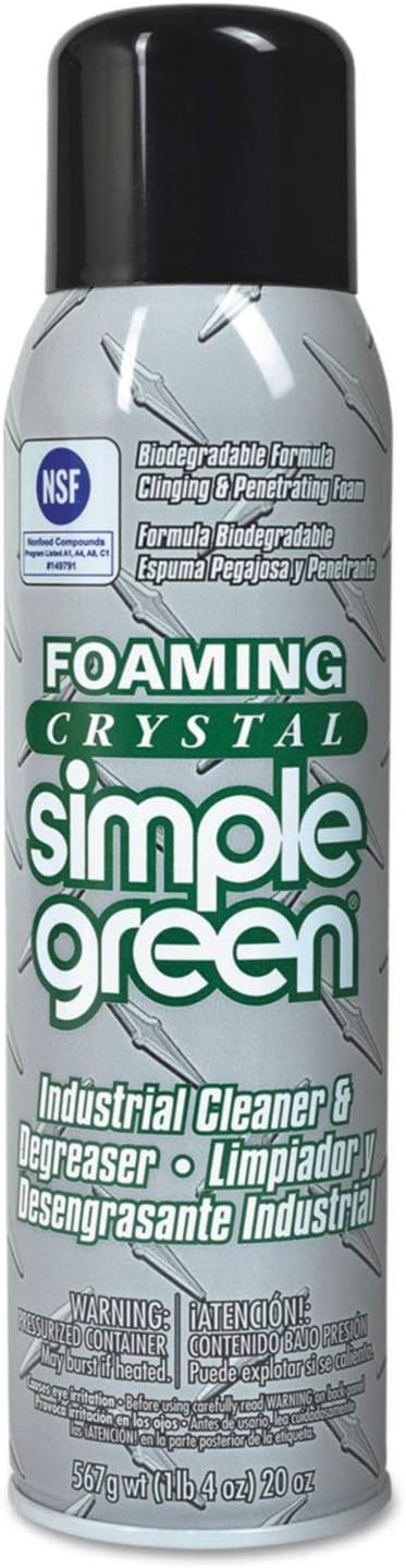 Simple Green 19055 Crystal Industrial Cleaner/Degreaser, 55gal Drum