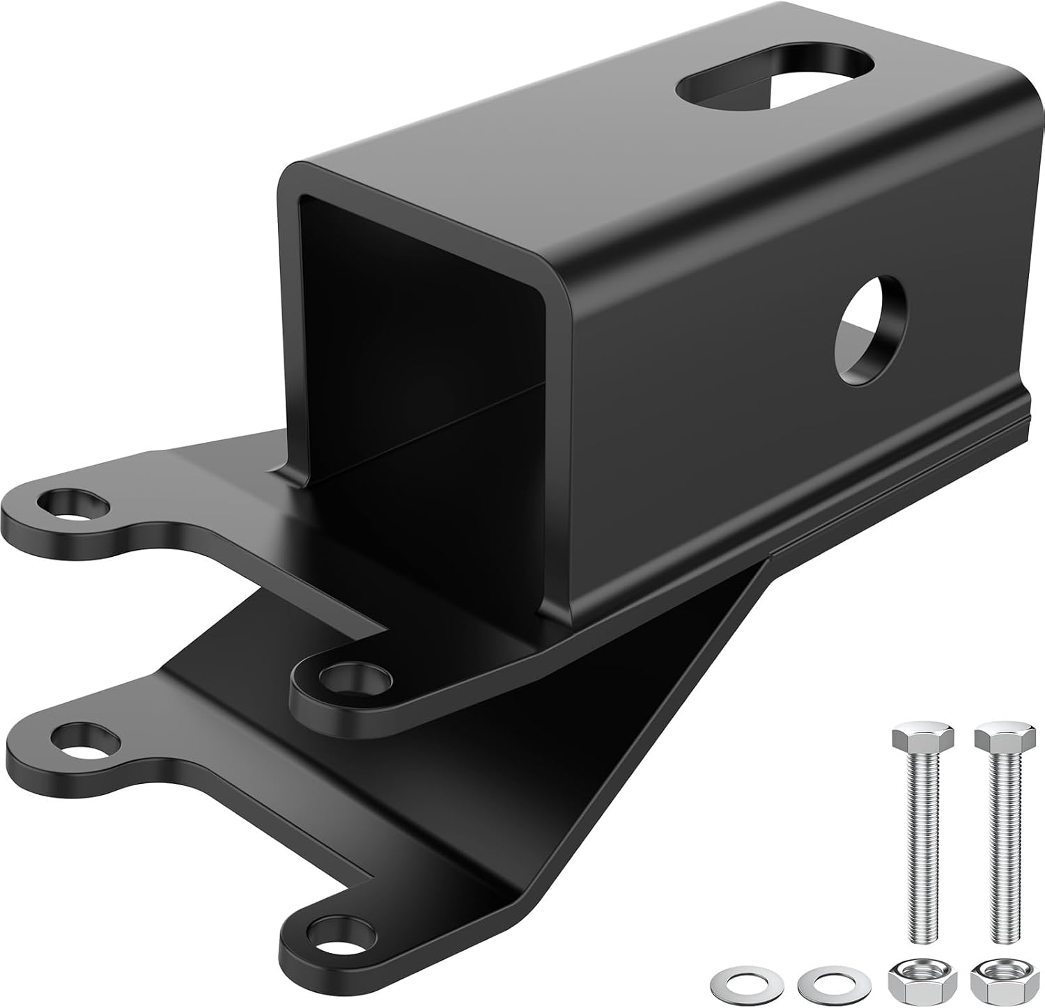 Heavy Duty 2" ATV Hitch Receiver Compatible with Honda Rancher TRX420 (2007-2024), Rubicon TRX500 (2001-2014), Foreman TRX500/520 - Solid Rear Axle