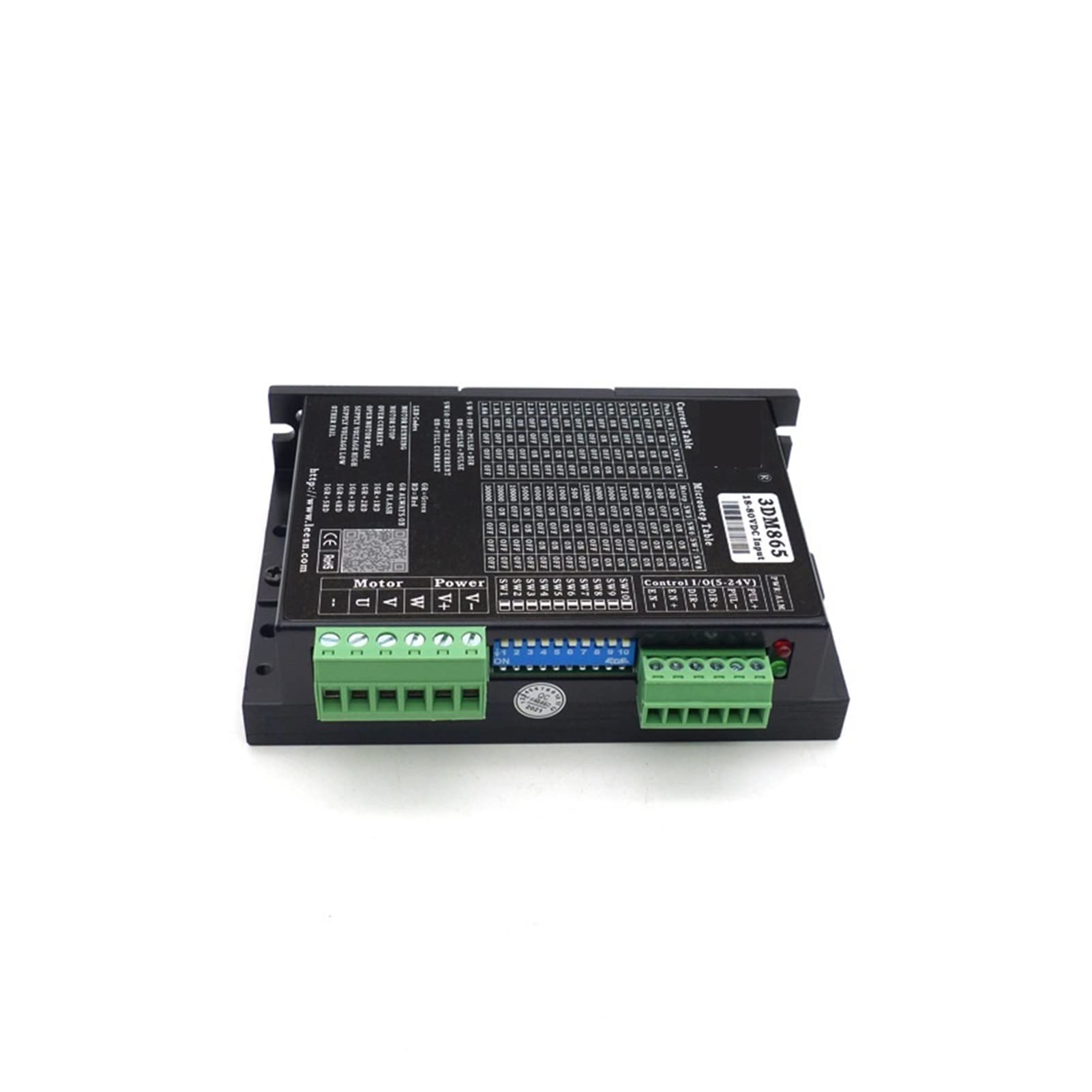 Schrittmotortreiber Lisan elektromechanische dreiphasige 3dm865. Schrittmotor-Treiber-Controller Set Geeignet for 86 Automation CNC-Steuerung