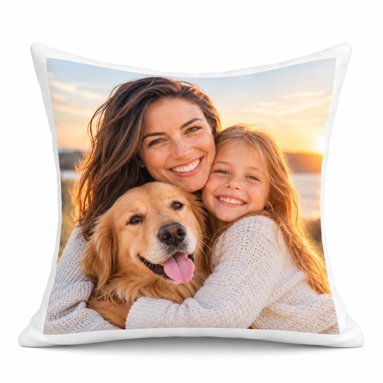 Personalised Photo Cushion Custom Upload Your Own Image Pillow Gift Idea