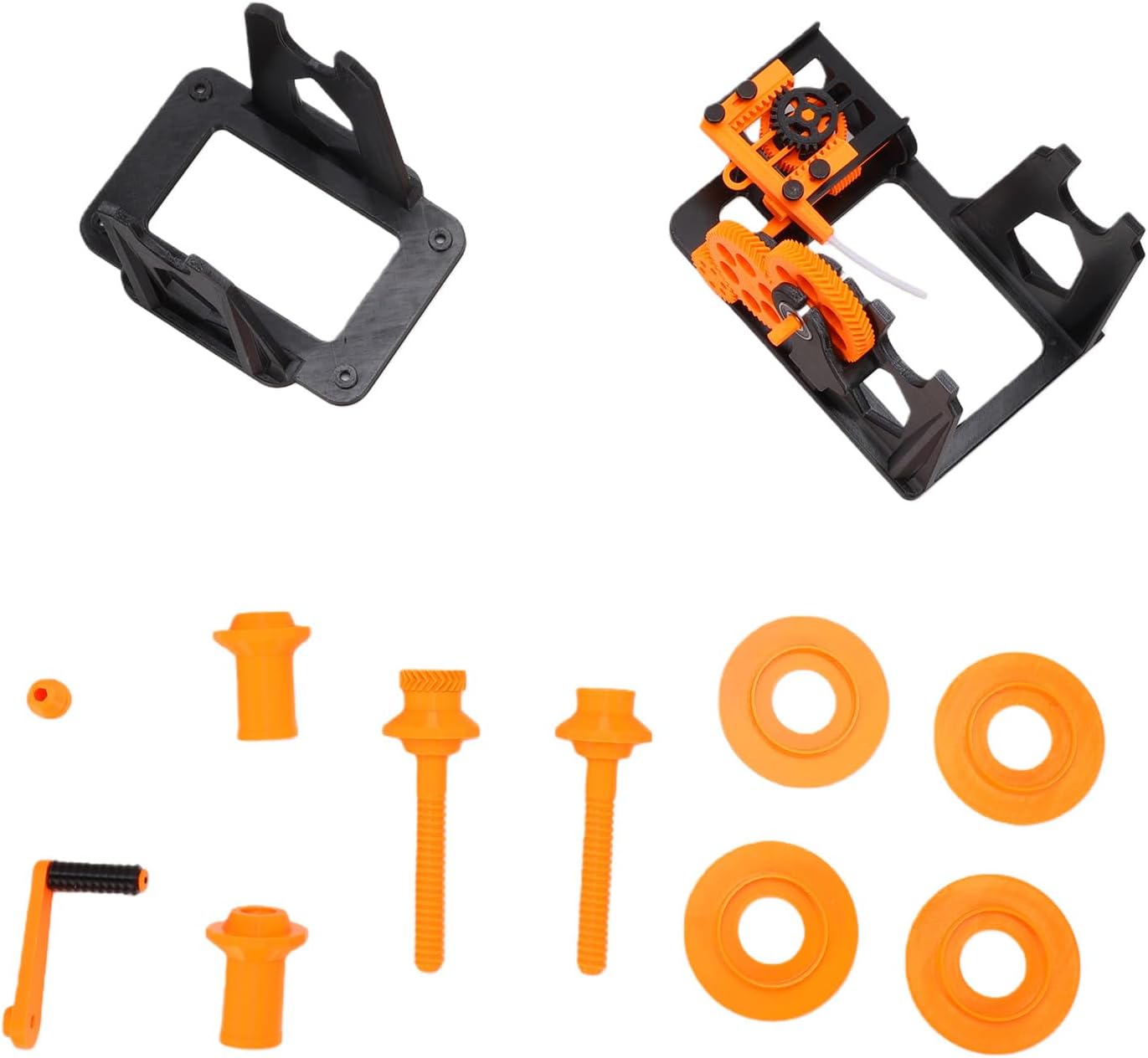 WALFRONT 3D Printer Filament Winder Wire Welding Thread Winder Pre Assembled Hand Cranked Printing Thread Respooler for P1S P1P X1