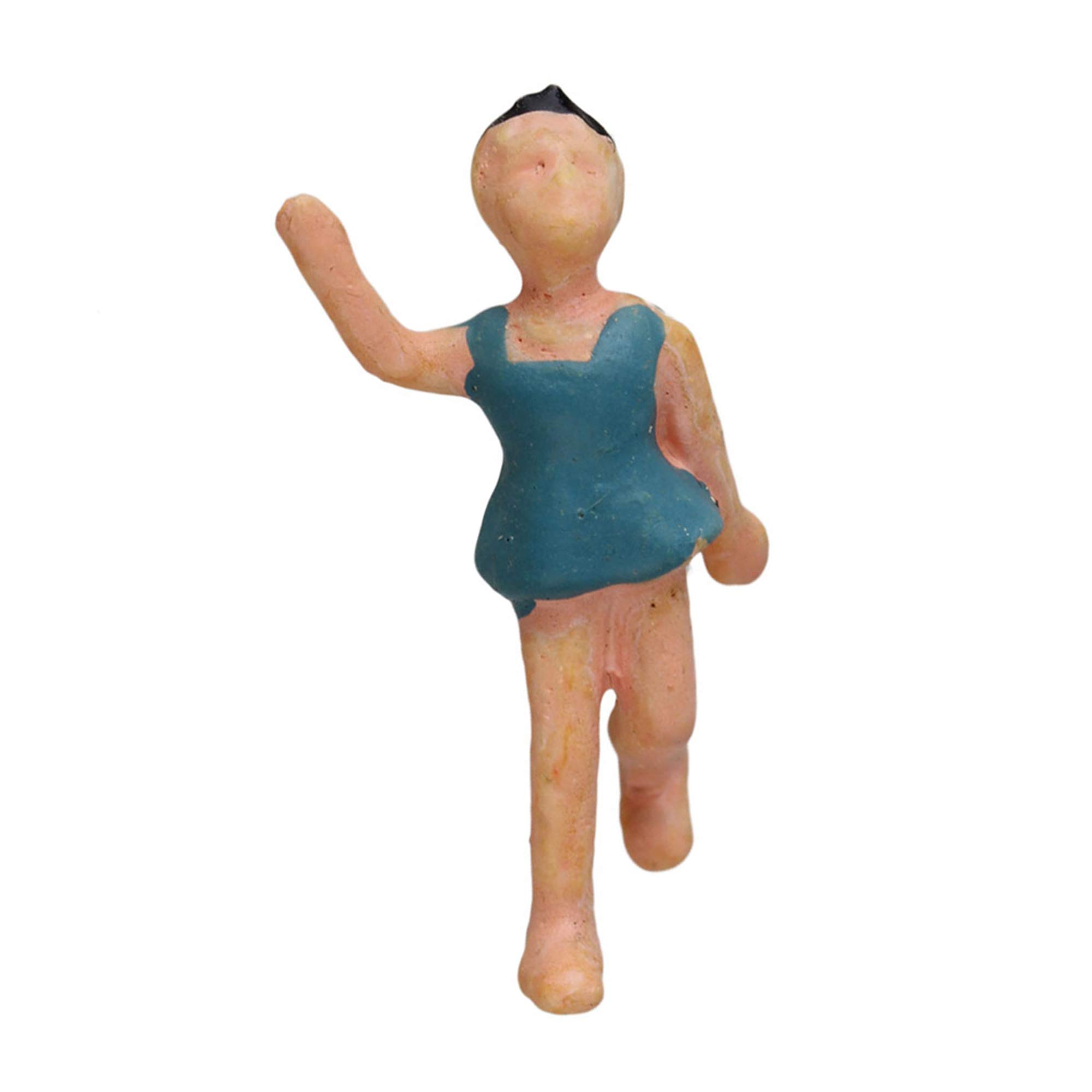Mxfans 20Pieces 1:75 Scale Miniature Mini Painted Beach People Figures Multicolor, 2.70x1.00x0.00cm/1.06x0.39x0.00inch(LxWxH) - Image 4