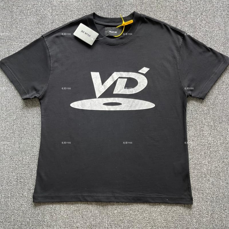 Fashion - Tear Print VUJADE VD Logo T-shirt 1:1 Oversized 2023ss