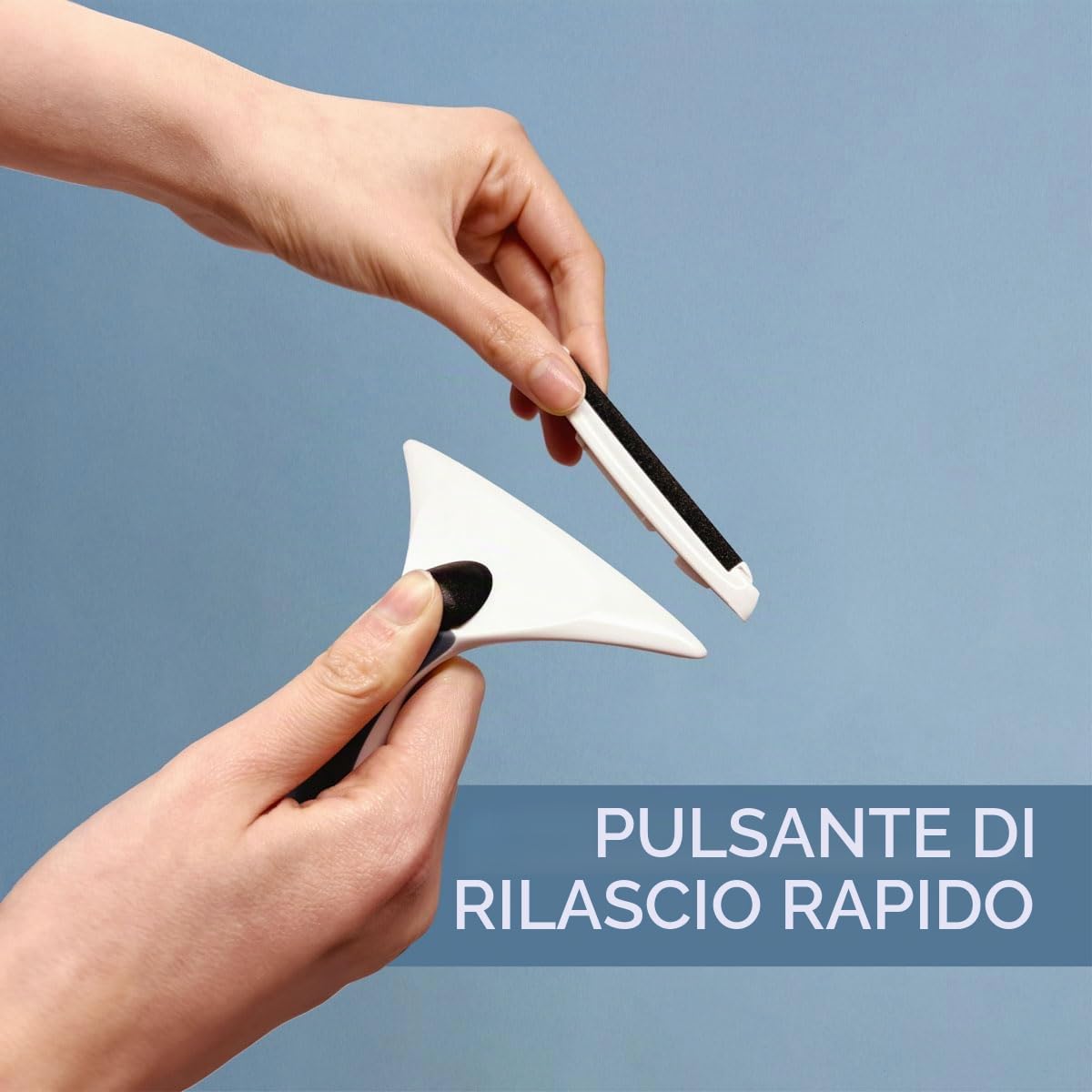 GLEENER Rasapelucchi & Spazzola Levapelucchi | Rimuovi pallini definitivo senza batterie | Depillatore regolabile per abbigliamento e mobili (Blu Ardesia)