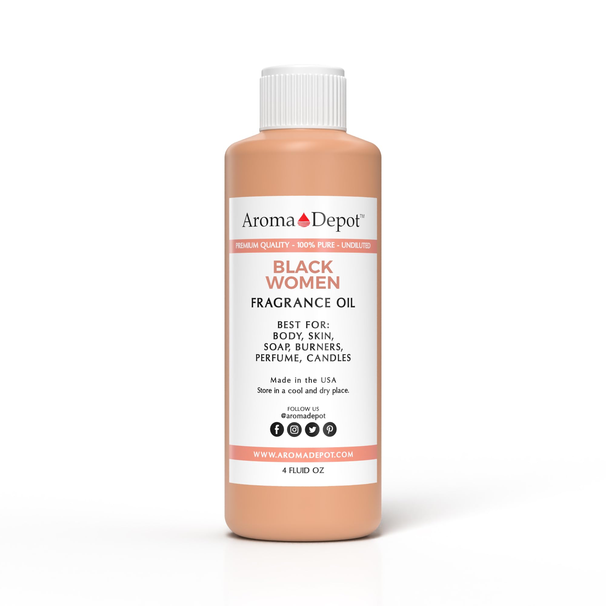 Black Women 2 oz Fragrance Oil I Perfume I Skin Bath Bombs, Body Butters, Creams and lotions. Few Drops in The Diffuser, Burners, or Warmers.