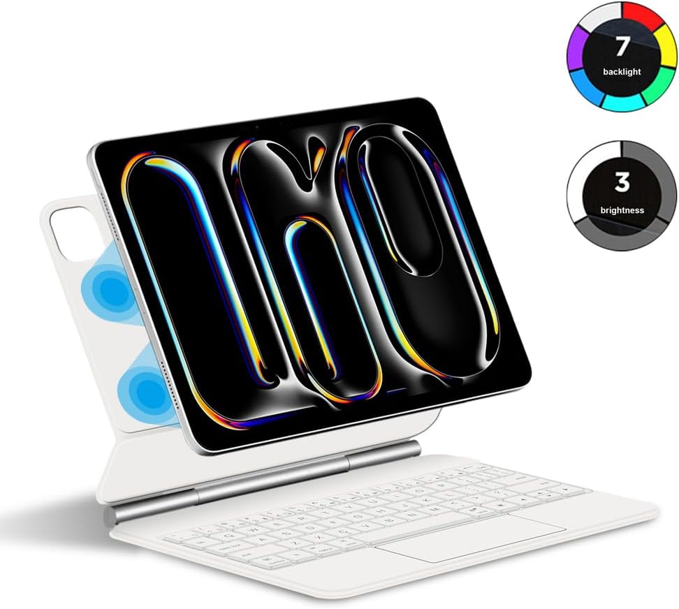 GUPENAA iPad Pro 11'' (M4) 2024 用キーボードケース、簡単設置 GUPENAA iPad Pro 11'' (M4) 2024 用キーボードケース、簡単設置