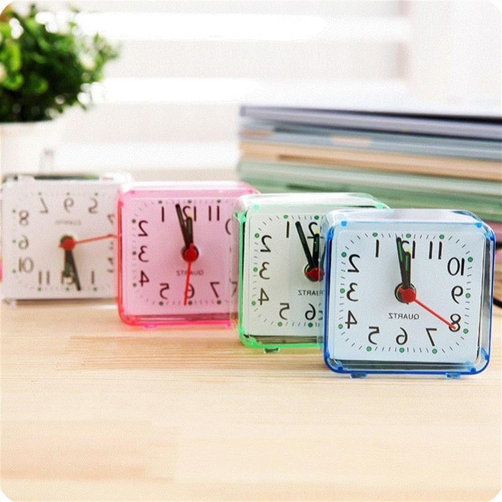Despertador, Reloj de Mesa Cuarzo for Personas Que Duermen profundamente(Blue)