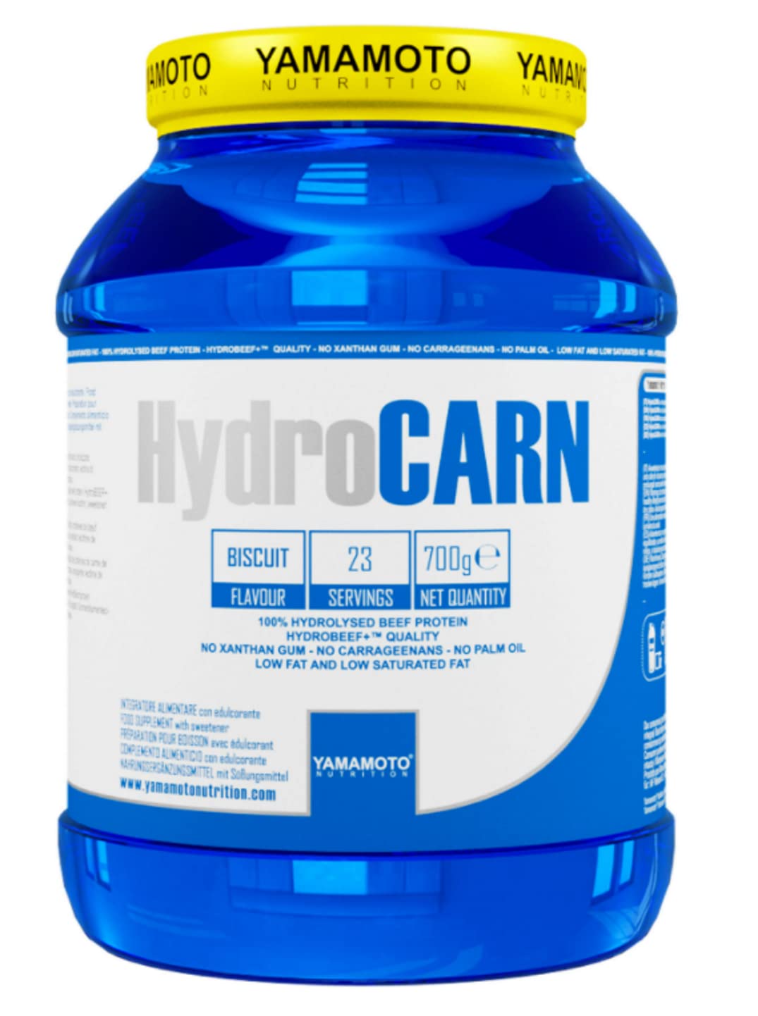 Yamamoto HydroCarn 700 gr - proteine della carne. Senza Glutine e Senza Lattosio
