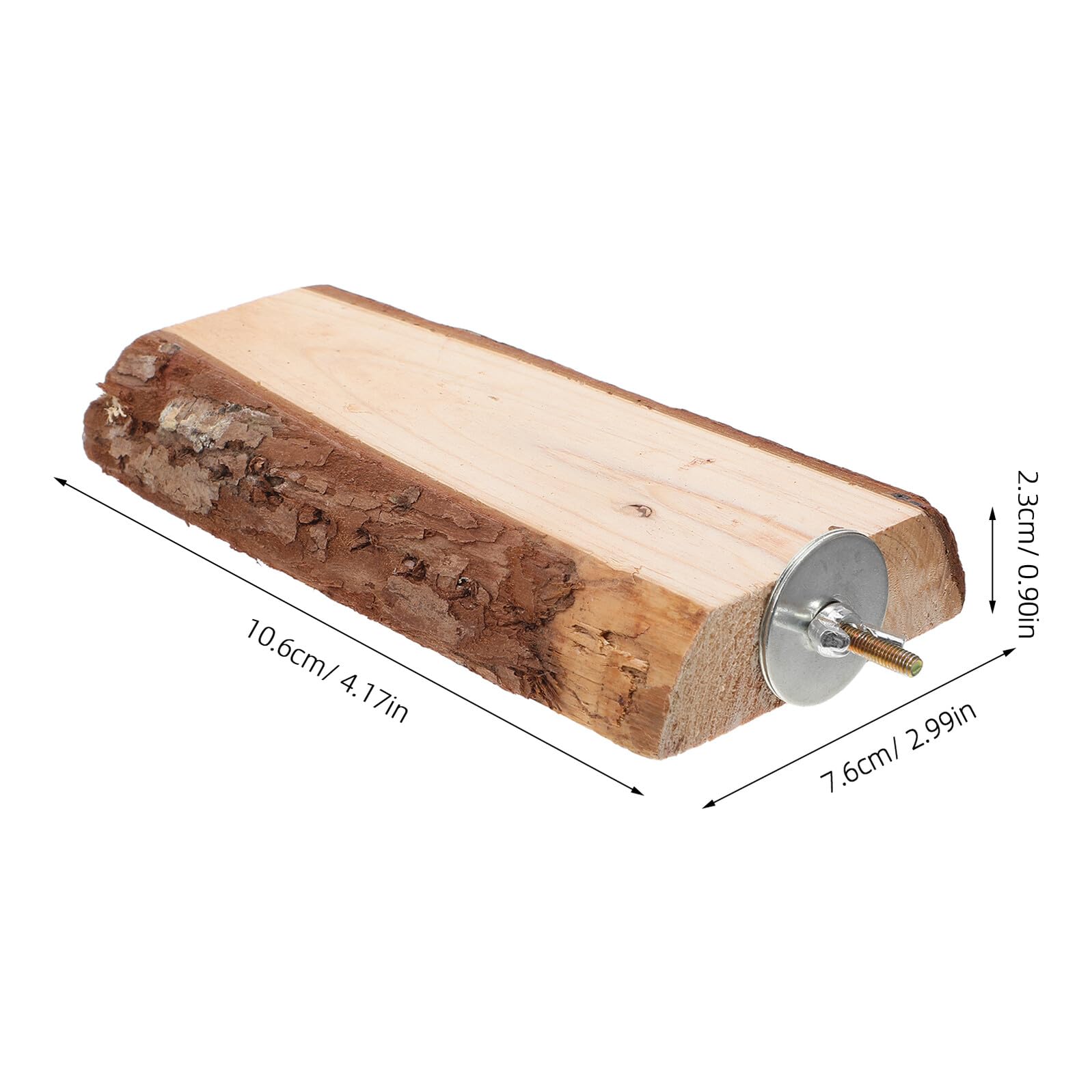 Hohopeti Set Trespoli in Legno per Pappagalli Grandi 5 Pezzi con Corde Naturali, Supporto per Gabbia Uccelli Esotici, Accessori per Voliere da Interno per Arrampicata e Gioco