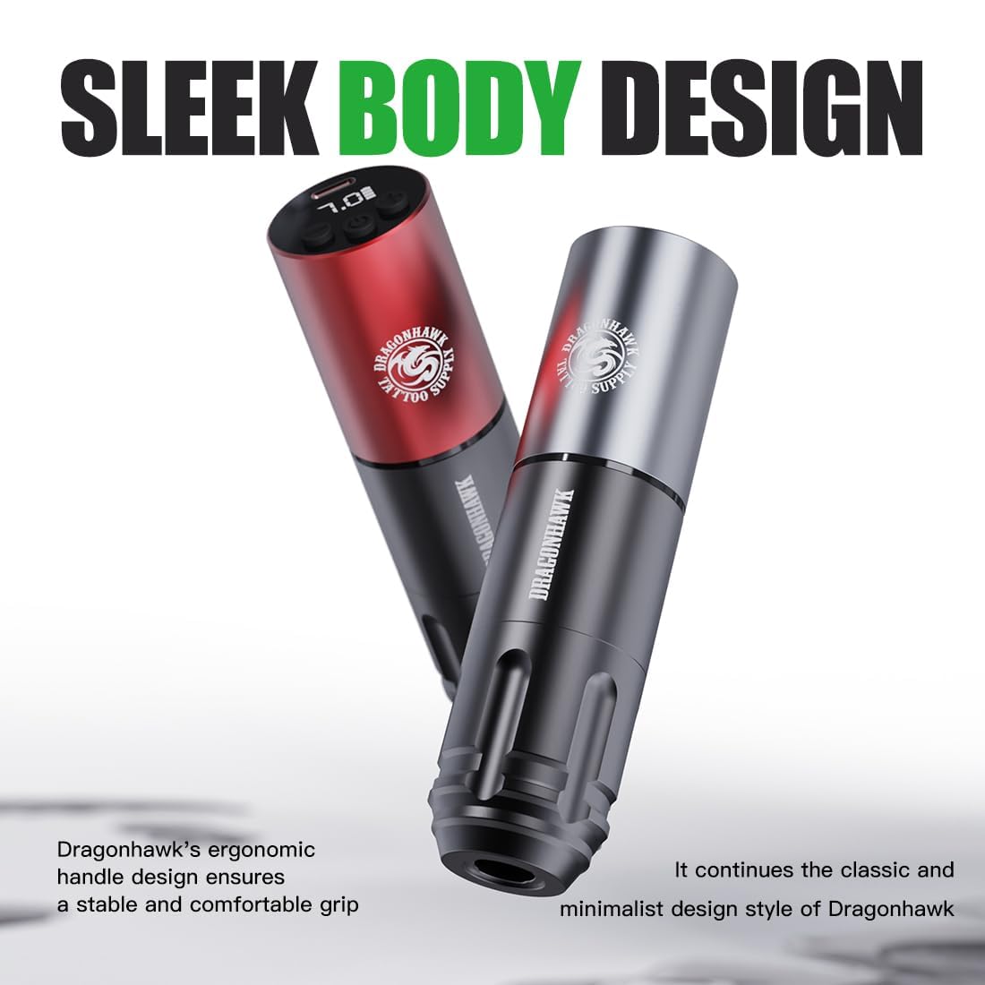 Extreme Tattoo Maszyna Kitowa Dragonhawk A Line A1 Rotary Pen Gun Kompletny Set Opony I Nadelki dla Rozpoczątkarzy