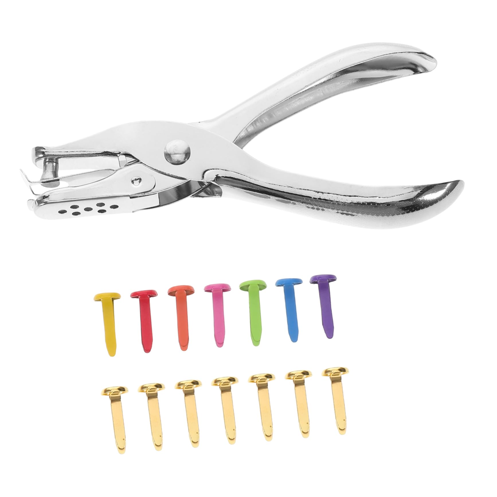 Operitacx 1 Set Metal Mini Two-Legged Nails for DIY Crafts Decorative Accessory Picture and Scrapbook