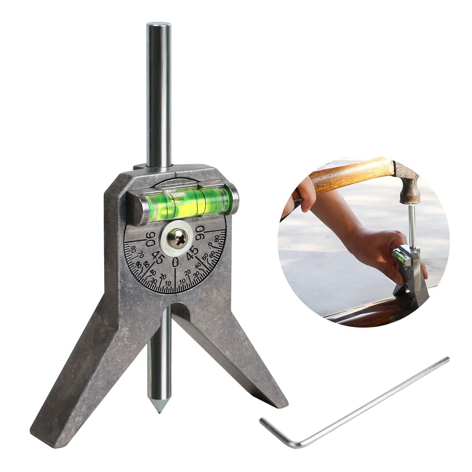 Buscador de centros de tuberías - Buscador de centros de herramientas para instaladores de tuberías, herramienta para instaladores de tuberías con cabezal centrador, localizador de tuberías de alta pr