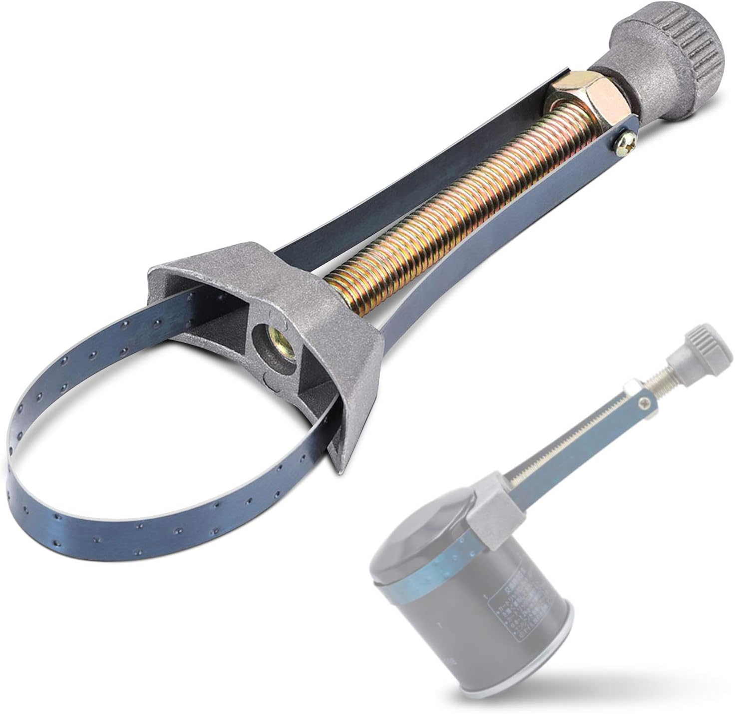 Buy Oil Filter Removal Tool Aluminum Strap Wrench, Oil Filter Removal