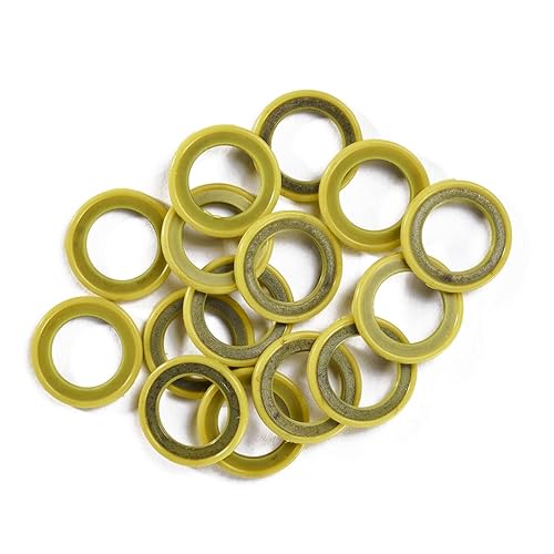 Miniatura 5 de UTSAUTO 15 piezas de sello de tapón de drenaje de caja de engranajes 12-19183Q02 Reemplazo de sellos de unidad inferior para tornillos de llenado de