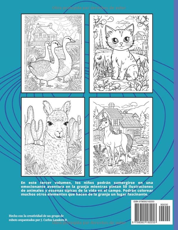 Miniatura 2 de Los Animales de la Granja (Volumen 3) Una aventura de colores (Spanish Edition)