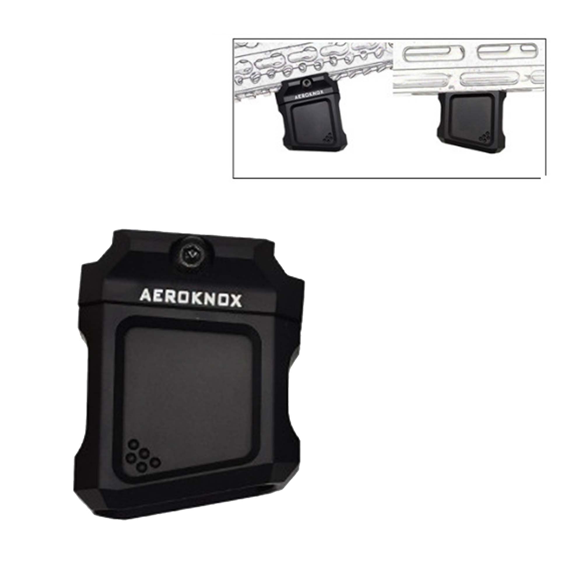 Amazon | Aeroknox AX FOREGRIP M-LOK TO PICATINNY ADAPTER ハンド