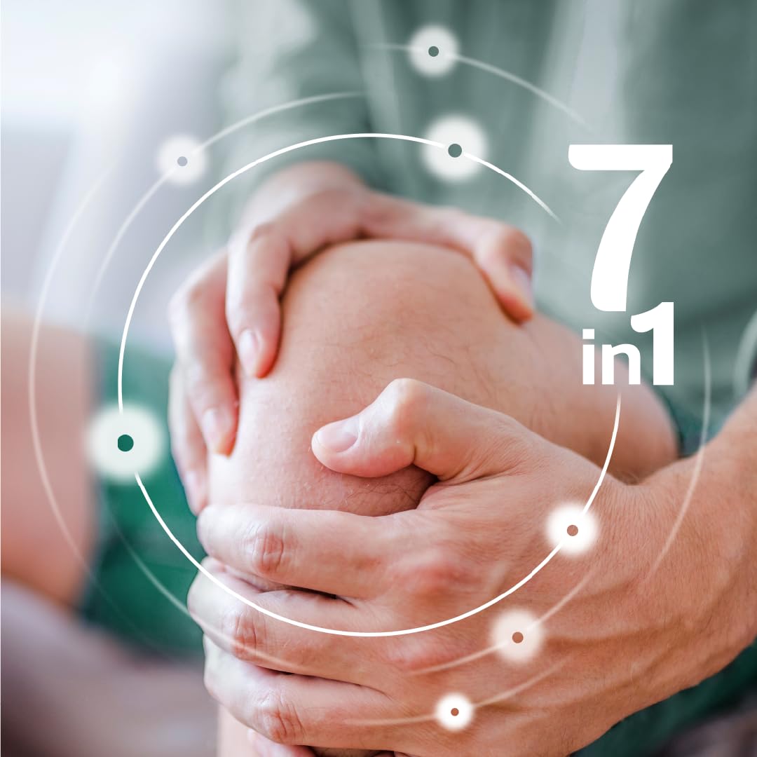7-in-1 GLMax® Grünlippmuschel Premium – 60 Kapseln | Mit flüssiger Grünlippmuschel, Curcumin, Boswellia, Teufelskralle, Johannisbeerblatt, Vitaminen & Omega-3 | Für Knorpel, Gelenke & Zellschutz