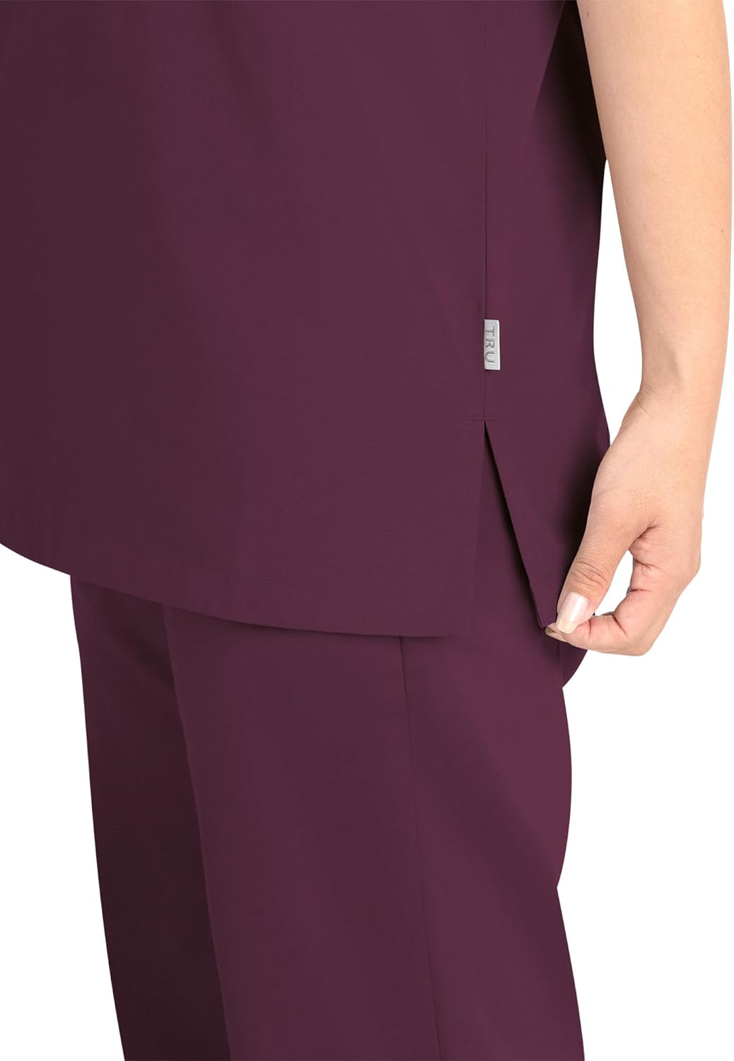 Tru Basic Unisex V-Neck 1-Pocket Scrub Top 10101 - Image 5