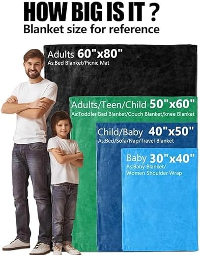 Miniatura 7 de Dr.TOUGH Mantas personalizadas para niños y adultos, mantas personalizadas con nombre para niños y niñas, manta personalizada con nombre