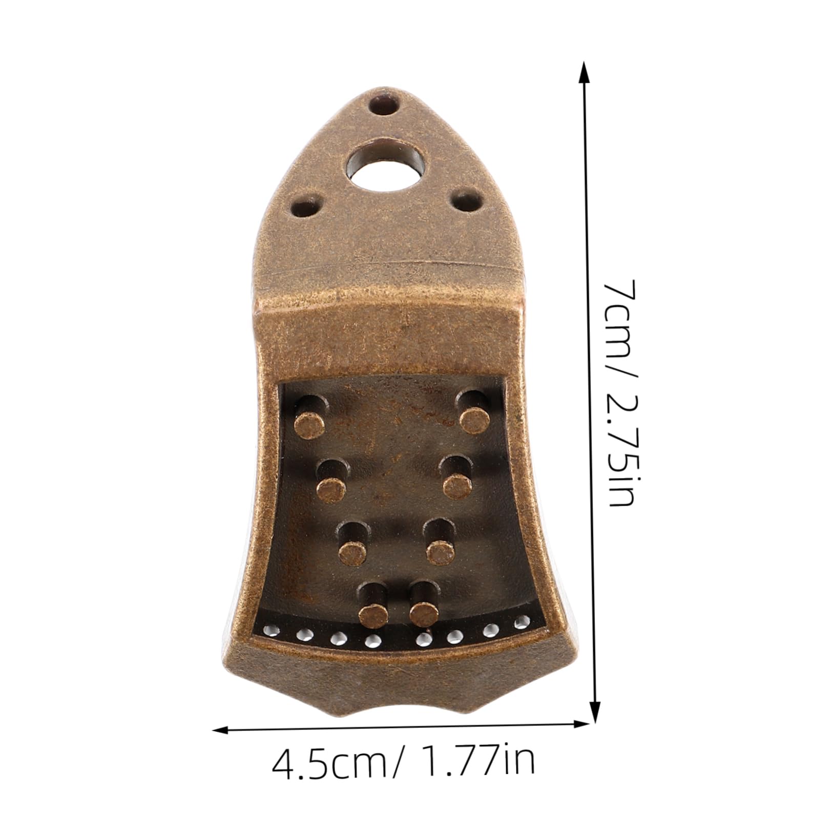 BESPORTBLE 1 Set Mandolin Tailpiece Accessory Durable Design for String Instruments Elegant Style Accurate Tuning Mandolin Enthusiasts