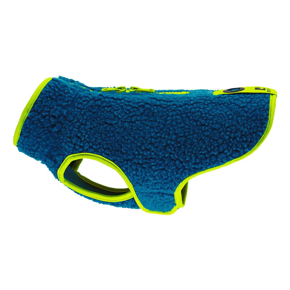 RC Pets Double-Layered, Adjustable Tundra Fleece | 14 Inches, Arctic Blue/Tennis