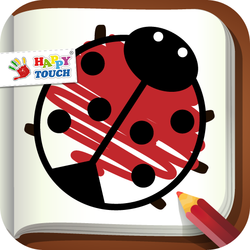 Malen + Stickern! Spiel für Kinder (von Happy Touch Kinderspiele)